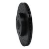 633-67066R Drilled/Slotted Brake Rotor [Black], Fits Select Infiniti/Nissan, Position: Front Right - image 2