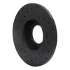 633-67075R Drilled/Slotted Brake Rotor [Black], 1978-1982 Infiniti/Nissan, Position: Front Right - image 4