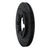 633-67077R Drilled/Slotted Brake Rotor [Black], 1982-1985 Infiniti/Nissan, Position: Front Right - image 2