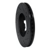 633-67079L Drilled/Slotted Brake Rotor [Black], 1985-2012 Infiniti/Nissan, Position: Front Left - image 4