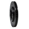 633-67079R Drilled/Slotted Brake Rotor [Black], 1985-2012 Infiniti/Nissan, Position: Front Right - image 2