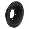 633-67083R Drilled/Slotted Brake Rotor [Black], 1988-1995 Infiniti/Nissan, Position: Rear Right - image 4