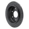 633-67090R Drilled/Slotted Brake Rotor [Black], 2004-2015 Infiniti/Nissan, Position: Rear Right - image 4