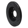 633-67096L Drilled/Slotted Brake Rotor [Black], 2005-2007 Infiniti/Nissan, Position: Front Left - image 4