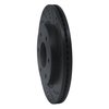 633-67096R Drilled/Slotted Brake Rotor [Black], 2005-2007 Infiniti/Nissan, Position: Front Right - image 2