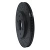 633-67097R Drilled/Slotted Brake Rotor [Black], 2005-2007 Infiniti/Nissan, Position: Front Right - image 2