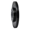 633-67100L Drilled/Slotted Brake Rotor [Black], 2011-2019 Infiniti/Nissan, Position: Front Left - image 2