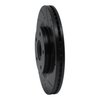633-67100R Drilled/Slotted Brake Rotor [Black], 2011-2019 Infiniti/Nissan, Position: Front Right - image 2