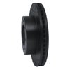 633-67102R Drilled/Slotted Brake Rotor [Black], 2012-2021 Infiniti/Nissan, Position: Front Right,Fr Right - image 2