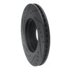 633-67106R Drilled/Slotted Brake Rotor [Black], Fits Select Multiple Makes/Models, Position: Front Right - image 4