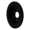 633-67110L Drilled/Slotted Brake Rotor [Black], Fits Select Infiniti/Nissan, Position: Rear Left - image 4