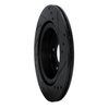 633-67111L Drilled/Slotted Brake Rotor [Black], Fits Select Infiniti/Nissan, Position: Rear Left - image 4