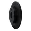 633-67111R Drilled/Slotted Brake Rotor [Black], Fits Select Infiniti/Nissan, Position: Rear Right - image 2
