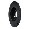 633-67113L Drilled/Slotted Brake Rotor [Black], Fits Select Infiniti/Nissan, Position: Rear Left - image 4