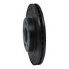 633-68002L Drilled/Slotted Brake Rotor [Black], 1990-1997 Infiniti/Nissan, Position: Front Left - image 2