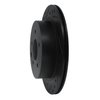 633-68004L Drilled/Slotted Brake Rotor [Black], 1993-2001 Infiniti/Nissan, Position: Rear Left - image 2