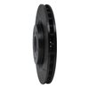 633-68008R Drilled/Slotted Brake Rotor [Black], 2003-2008 Infiniti/Nissan, Position: Front Right - image 2