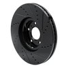 633-68011L Drilled/Slotted Brake Rotor [Black], 2007-2015 Infiniti/Nissan, Position: Front Left - image 4
