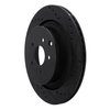 633-68015R Drilled/Slotted Brake Rotor [Black], Fits Select Infiniti/Nissan, Position: Rear Right - image 2