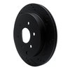633-68017R Drilled/Slotted Brake Rotor [Black], Fits Select Infiniti/Nissan, Position: Rear Right - image 2