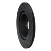 633-68019L Drilled/Slotted Brake Rotor [Black], Fits Select Infiniti/Nissan, Position: Rear Left - image 4