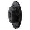 633-72004L Drilled/Slotted Brake Rotor [Black], 1983-1989 Multiple Makes/Models, Position: Front Left - image 2