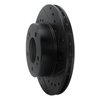 633-72004R Drilled/Slotted Brake Rotor [Black], 1983-1989 Multiple Makes/Models, Position: Front Right - image 2