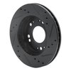 633-72023L Drilled/Slotted Brake Rotor [Black], 1990-2005 Multiple Makes/Models, Position: Front Left - image 4