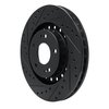 633-72031L Drilled/Slotted Brake Rotor [Black], 1993-1999 Multiple Makes/Models, Position: Front Left - image 2