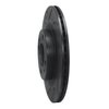 633-72046L Drilled/Slotted Brake Rotor [Black], 2012-2017 Mitsubishi, Position: Front Left - image 2