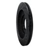 633-72055R Drilled/Slotted Brake Rotor [Black], 1998-2004 Mitsubishi, Position: Front Right - image 4