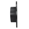 633-73007R Drilled/Slotted Brake Rotor [Black], 1982-1998 Audi/Volkswagen, Position: Rear Right - image 3