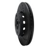 633-73011R Drilled/Slotted Brake Rotor [Black], 1990-1991 Audi/Volkswagen, Position: Front Right - image 2