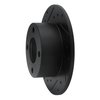 633-73012L Drilled/Slotted Brake Rotor [Black], 1989-1991 Audi/Volkswagen, Position: Rear Left - image 2