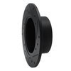 633-73012L Drilled/Slotted Brake Rotor [Black], 1989-1991 Audi/Volkswagen, Position: Rear Left - image 4