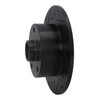 633-73017L Drilled/Slotted Brake Rotor [Black], 1996-2008 Audi/Volkswagen, Position: Rear Left - image 2
