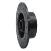 633-73017R Drilled/Slotted Brake Rotor [Black], 1996-2008 Audi/Volkswagen, Position: Rear Right - image 4