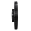 633-73019R Drilled/Slotted Brake Rotor [Black], 2000-2003 Audi/Volkswagen, Position: Front Right - image 3