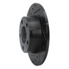 633-73021L Drilled/Slotted Brake Rotor [Black], 1999-2002 Audi/Volkswagen, Position: Rear Left - image 2