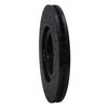 633-73023L Drilled/Slotted Brake Rotor [Black], 1999-2004 Audi/Volkswagen, Position: Front Left - image 4