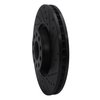 633-73023R Drilled/Slotted Brake Rotor [Black], 1999-2004 Audi/Volkswagen, Position: Front Right - image 2