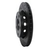 633-73024R Drilled/Slotted Brake Rotor [Black], 2000-2002 Audi/Volkswagen, Position: Rear Right - image 2