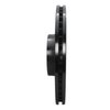 633-73026R Drilled/Slotted Brake Rotor [Black], 2001-2003 Audi/Volkswagen, Position: Front Right - image 3