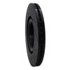 633-73031R Drilled/Slotted Brake Rotor [Black], 2004-2009 Audi/Volkswagen, Position: Front Right - image 4