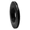 633-73032R Drilled/Slotted Brake Rotor [Black], 2004-2009 Audi/Volkswagen, Position: Rear Right - image 4