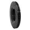 633-73036R Drilled/Slotted Brake Rotor [Black], 1998-2009 Audi/Volkswagen, Position: Front Right - image 4