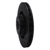 633-73038R Drilled/Slotted Brake Rotor [Black], 2005-2011 Audi/Volkswagen, Position: Front Right - image 2
