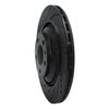 633-73039L Drilled/Slotted Brake Rotor [Black], 2005-2011 Audi/Volkswagen, Position: Rear Left - image 2