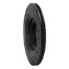 633-73039L Drilled/Slotted Brake Rotor [Black], 2005-2011 Audi/Volkswagen, Position: Rear Left - image 4