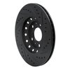 633-73040L Drilled/Slotted Brake Rotor [Black], 2004-2010 Audi/Volkswagen, Position: Rear Left - image 4